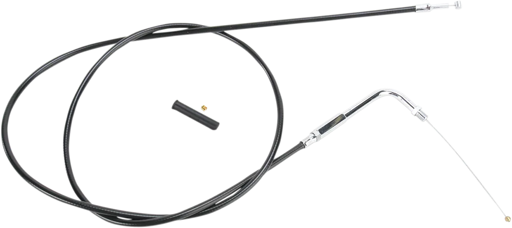 Viral DRAG SPECIALTIES Black Vinyl Throttle Cable - 50"