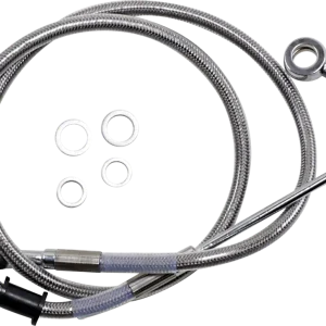 Affordable DRAG SPECIALTIES Extended Length Stainless Steel Brake Line - +4" - FLSTCI '15-'17