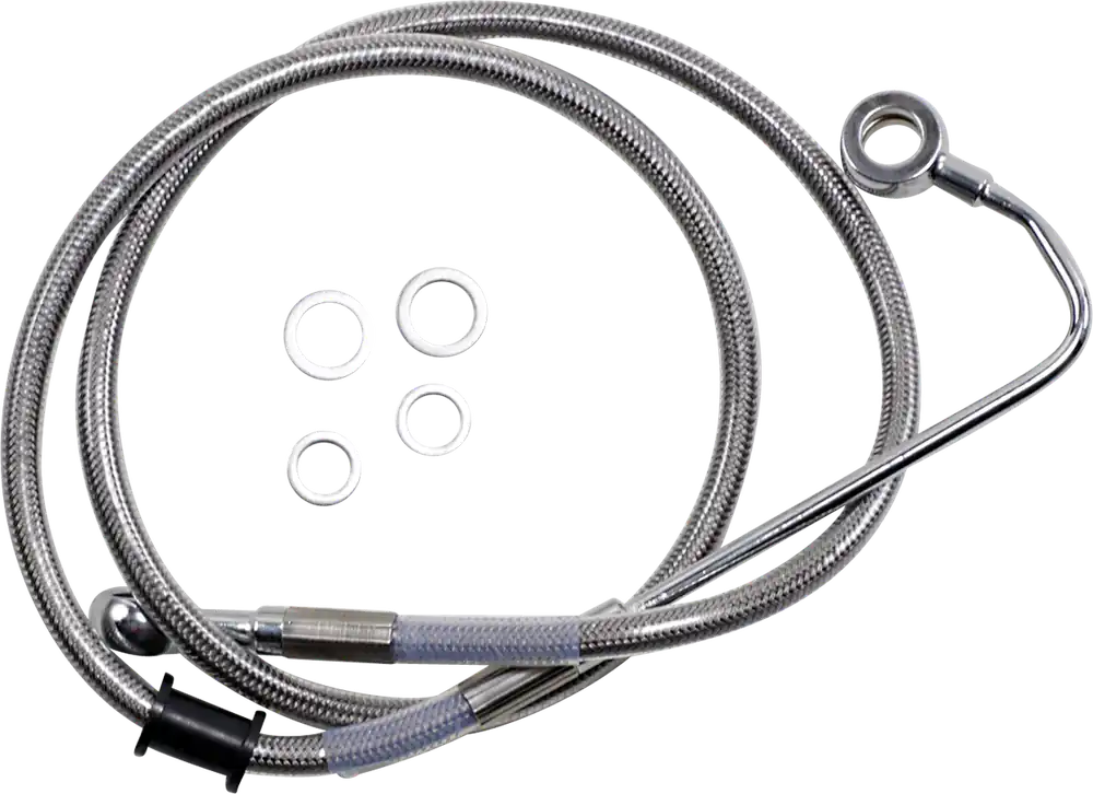 Affordable DRAG SPECIALTIES Extended Length Stainless Steel Brake Line - +4" - FLSTCI '15-'17