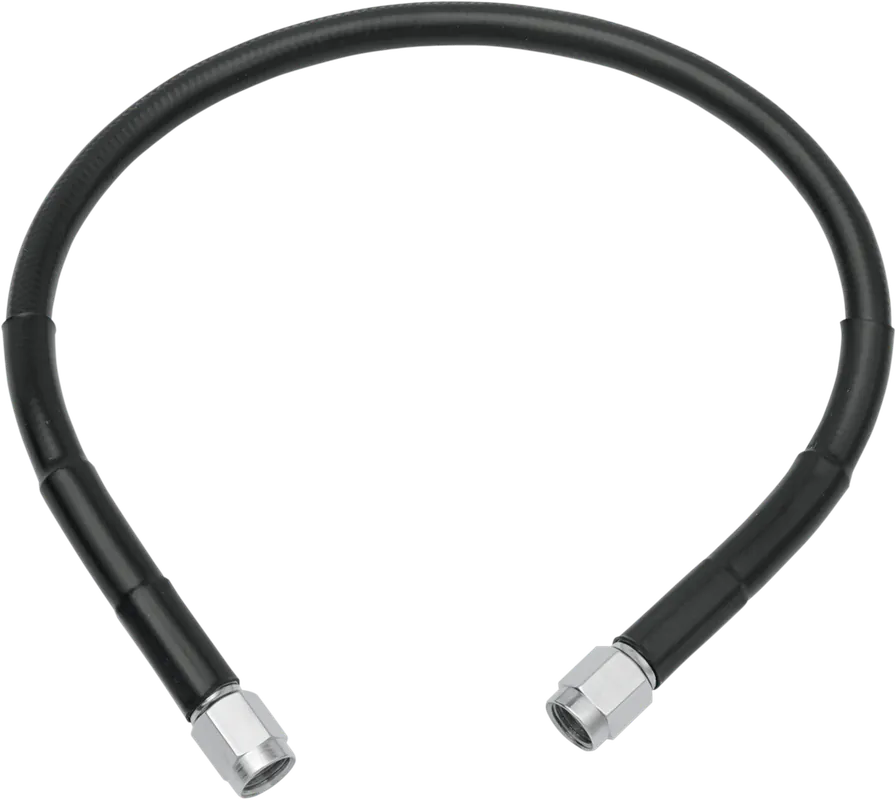 While Supplies Last DRAG SPECIALTIES Universal Brake Line - Black - 20"