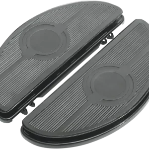 While Supplies Last DRAG SPECIALTIES Half-Moon Floorboard - w/ Vibration Inserts - Black