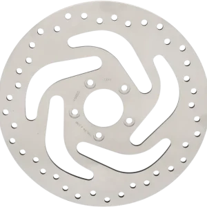 Trusted Brand DRAG SPECIALTIES Stainless Steel Drilled Front Brake Rotor - 11.8"