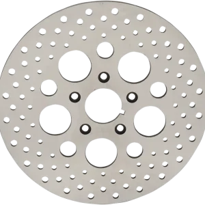 Viral DRAG SPECIALTIES Stainless Steel Drilled Front Brake Rotor - 11.5"