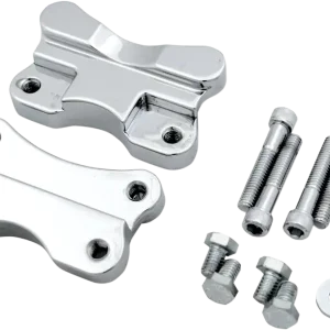 Authentic DRAG SPECIALTIES Fender to Fork Adapters for 21" Wheels - Chrome