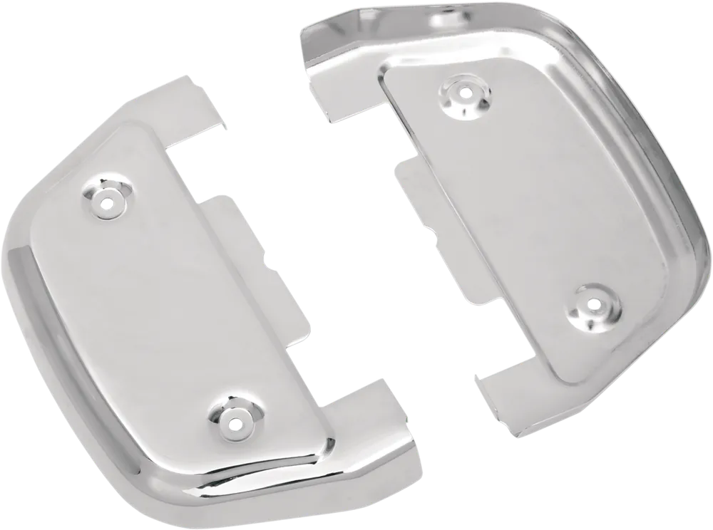 Bargain DRAG SPECIALTIES Passenger Floorboard Covers - Chrome - FL