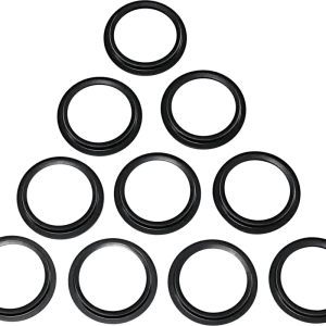 Authentic DRAG SPECIALTIES Fork Seals/Dust Seals - 49 mm - Standard - 10-Pack