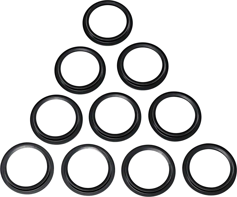 Authentic DRAG SPECIALTIES Fork Seals/Dust Seals - 49 mm - Standard - 10-Pack
