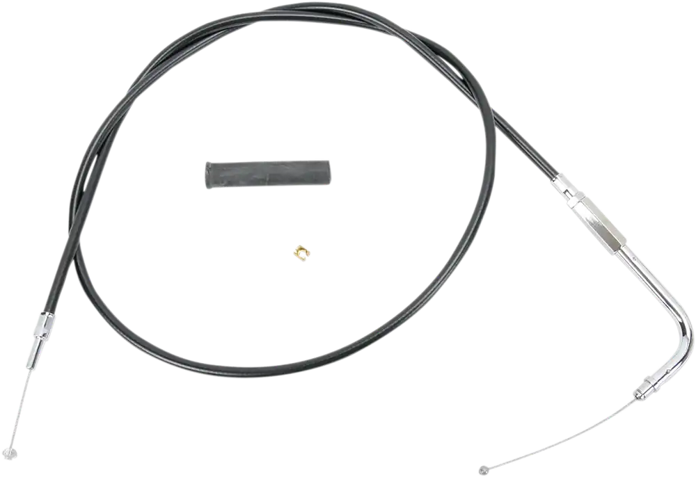 Affordable DRAG SPECIALTIES Black Vinyl Throttle Cable - 47-1/2"