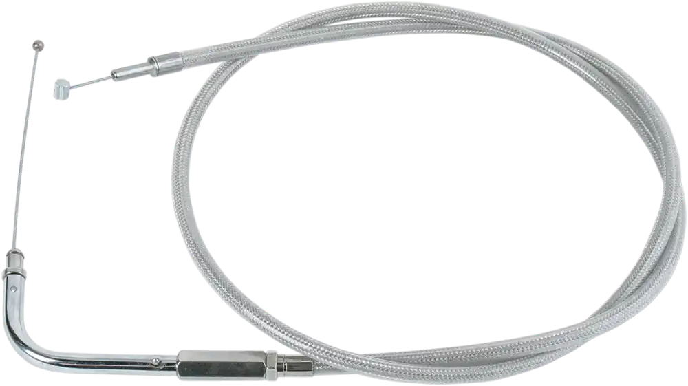 While Supplies Last DRAG SPECIALTIES Stainless Braided Throttle Cable - 39-1/2"