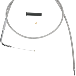 Affordable DRAG SPECIALTIES Stainless Braided Throttle Cable - 50"