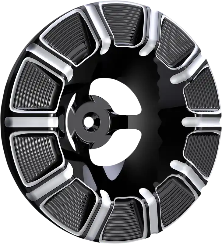 ARLEN NESS Velocity Air Cleaner Cover - 10-Gauge - Black / Machined While Supplies Last