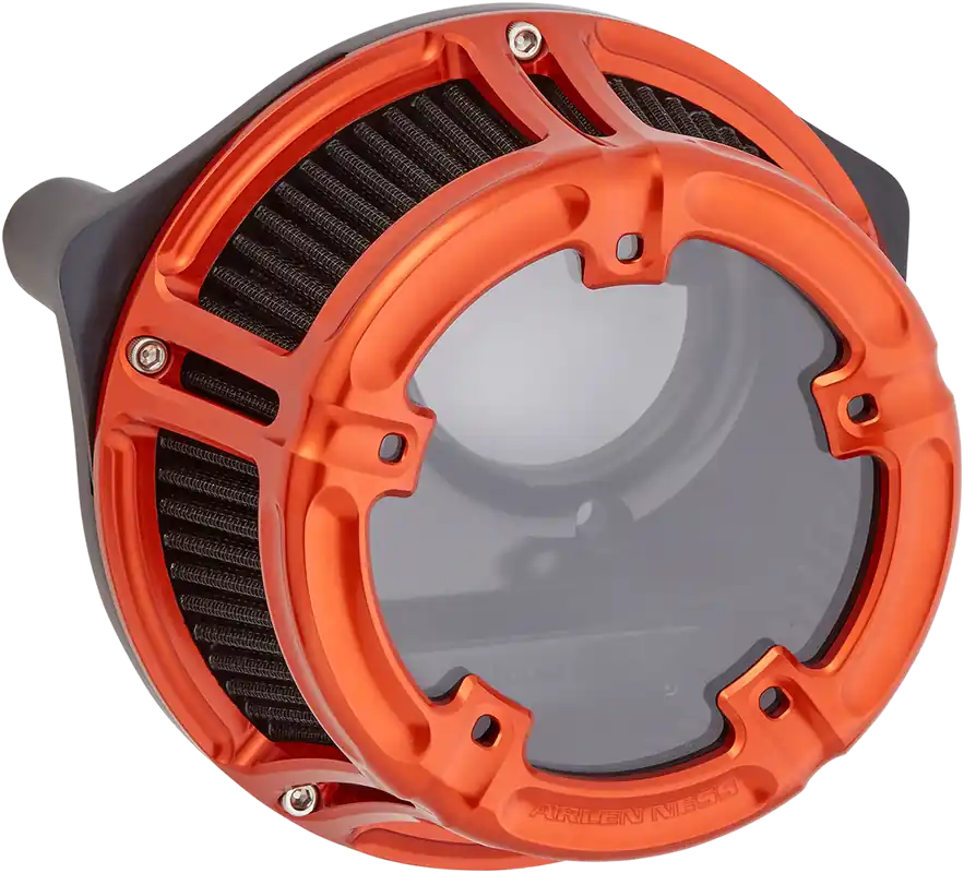 ARLEN NESS Method Clear Series Air Cleaner - Orange Anodized Deal