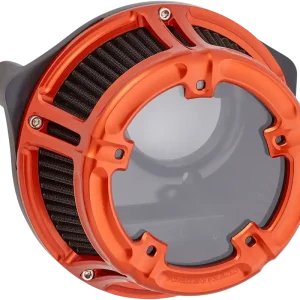 ARLEN NESS Method Clear Series Air Cleaner - Orange Anodized Direct From Manufacturer