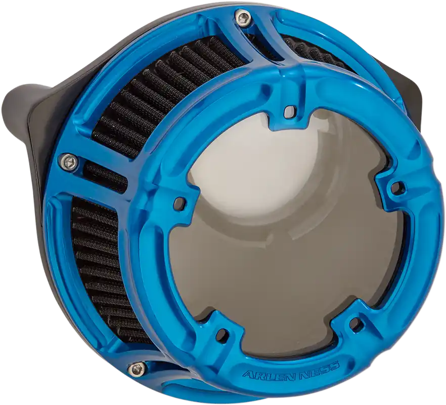 ARLEN NESS Method Clear Series Air Cleaner - Blue Anodized Crafted