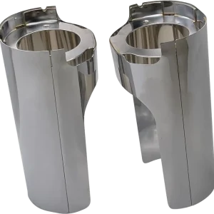 ARLEN NESS Fat Tire Fork Boot Cover - Chrome - Smooth - '14-'25 FLH/FLT Budget