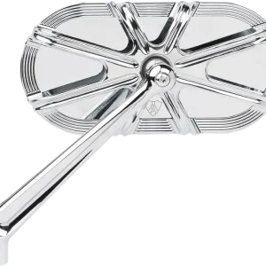 ARLEN NESS Mirror - Side View - Caged Series Deep Cut - Chrome - Left Instant Buy
