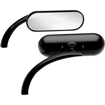 ARLEN NESS Mirror - Micro - Mini - Side View - Oval - Black - Left Popular
