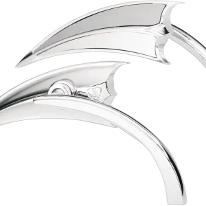 ARLEN NESS Mirror - Micro - Scoop - Side View - Triangle - Chrome - Left Exclusive Offer