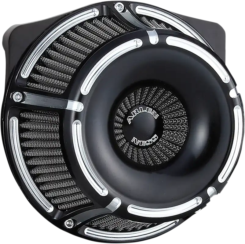 ARLEN NESS Slot Track Inverted Series Air Cleaner Kit - Black / Machined Cheap