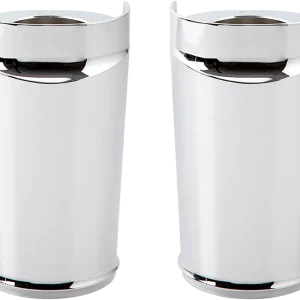 Authentic ARLEN NESS Standard Length Fork Boot Cover - Chrome - Smooth - '14-'25 FLH/FLT