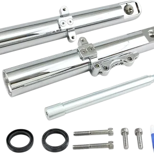 ARLEN NESS Custom Single-Disc Hot Legs Fork Legs - Chrome - Smooth - '00-'07 FLH/FLT Limited Time
