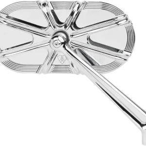 Weekend Sale ARLEN NESS Mirror - Side View - Caged Series / 10 Gauge - Chrome - Right