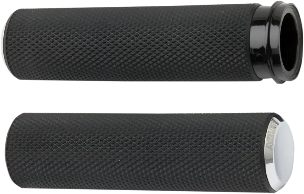 ARLEN NESS Knurled Grips - TBW - Chrome Limited Edition