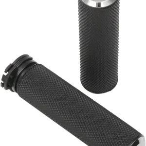 ARLEN NESS Knurled Grips - Cable - Chrome Shop Now