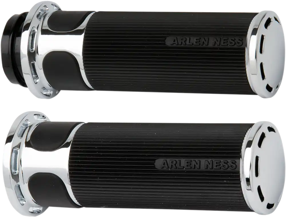 ARLEN NESS Slot Track Grips - Cable - Chrome Fresh Stock