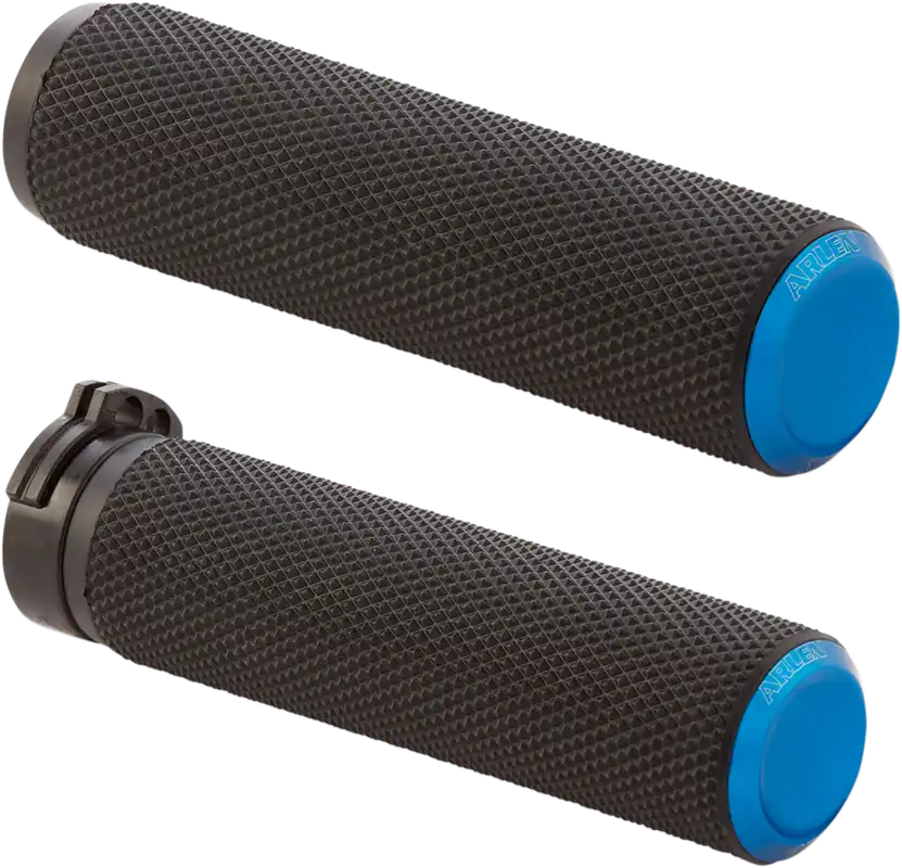 ARLEN NESS Knurled Grips - Cable - Blue Top Rated