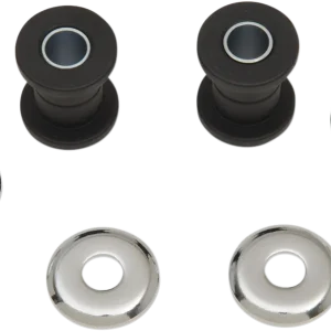 ARLEN NESS Black Polyurethane Riser Bushing Kit - Chrome Cup Washers Holiday Sale