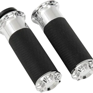 ARLEN NESS Beveled Grips - TBW - Chrome Best Price