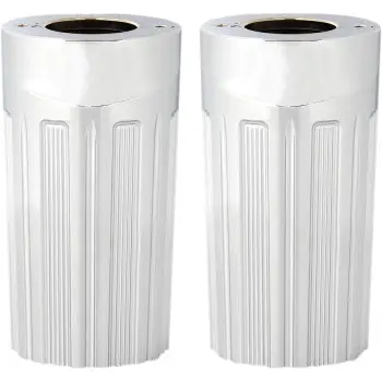 ARLEN NESS Aluminum Standard Length Fork Boot Covers - Chrome - 10-Gauge - '86-'13 FLH Super Sale