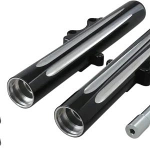 ARLEN NESS Dual-Disc Hot Legs Fork Legs - Black Anodized - Deep Cut - '00-'07 FLT Sale