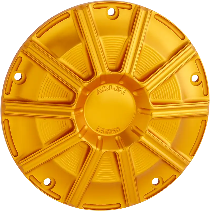 ARLEN NESS 10-Gauge Derby Cover - Gold Anodized - Touring/Trike '15-'25 Worldwide Shipping