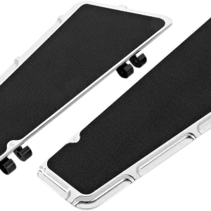 ARLEN NESS Fusion Series Adjustable Driver Floorboards - Chrome - Beveled Limited Offer
