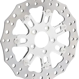 ARLEN NESS Two-Piece Floating Front Brake Rotor - 7 Valve - 11.8" - Chrome Bargain