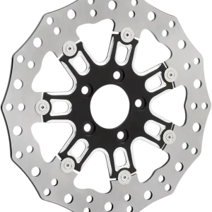 ARLEN NESS Two-Piece Floating Front Brake Rotor - 7 Valve - 11.8" - Black Flash Sale
