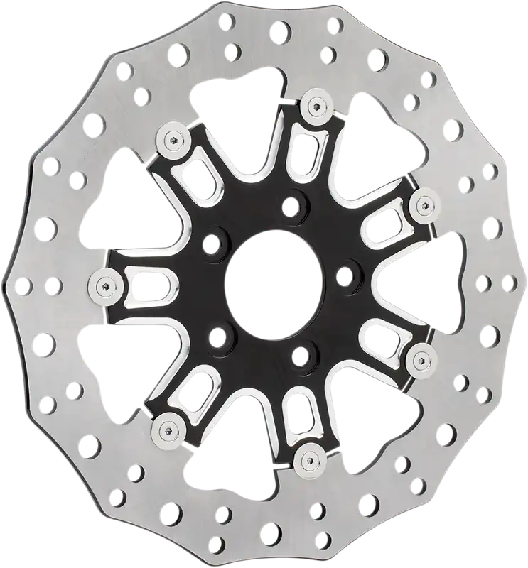 ARLEN NESS Two-Piece Floating Front Brake Rotor - 7 Valve - 11.8" - Black Flash Sale
