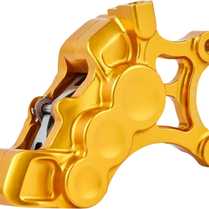 ARLEN NESS Ness Tech Right Front Six-Piston Differential Bore Caliper - Gold - 14" Handmade