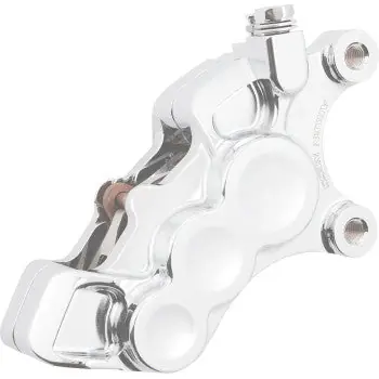 Authentic ARLEN NESS Ness Tech Right Front Six-Piston Differential Bore Caliper - Chrome - 11.8"