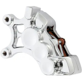 ARLEN NESS Ness Tech Left Front Six-Piston Differential Bore Caliper - Chrome - 14" Direct From Manufacturer