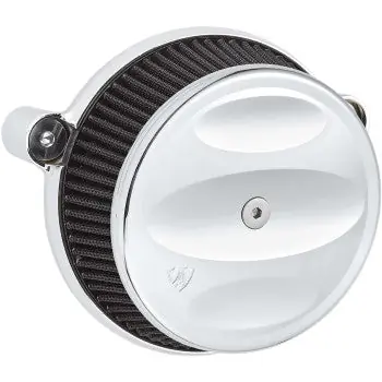 ARLEN NESS Big Sucker Scalloped Stage 1 Black Oiled Air Filter Kit - Chrome Final Sale