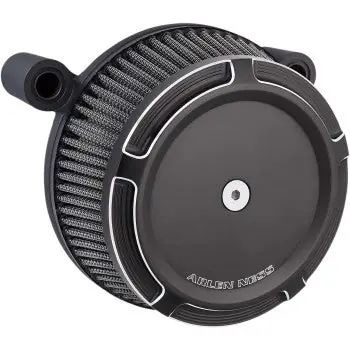 ARLEN NESS Big Sucker Beveled Black Oiled Stage 1 Air Filter Kit - Black / Machined Hassle-Free Returns