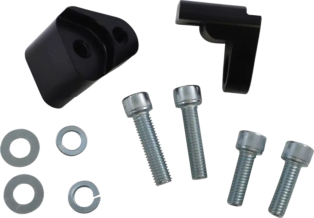 ARLEN NESS CNC Billet Rear Shock Lift Kit +1" - Black - Touring '09-'23 Last Chance
