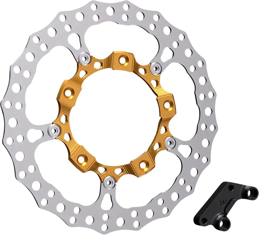 ARLEN NESS Big Brake 14" Full Floating Brake Rotor Kit - Front Right - Gold Super Sale