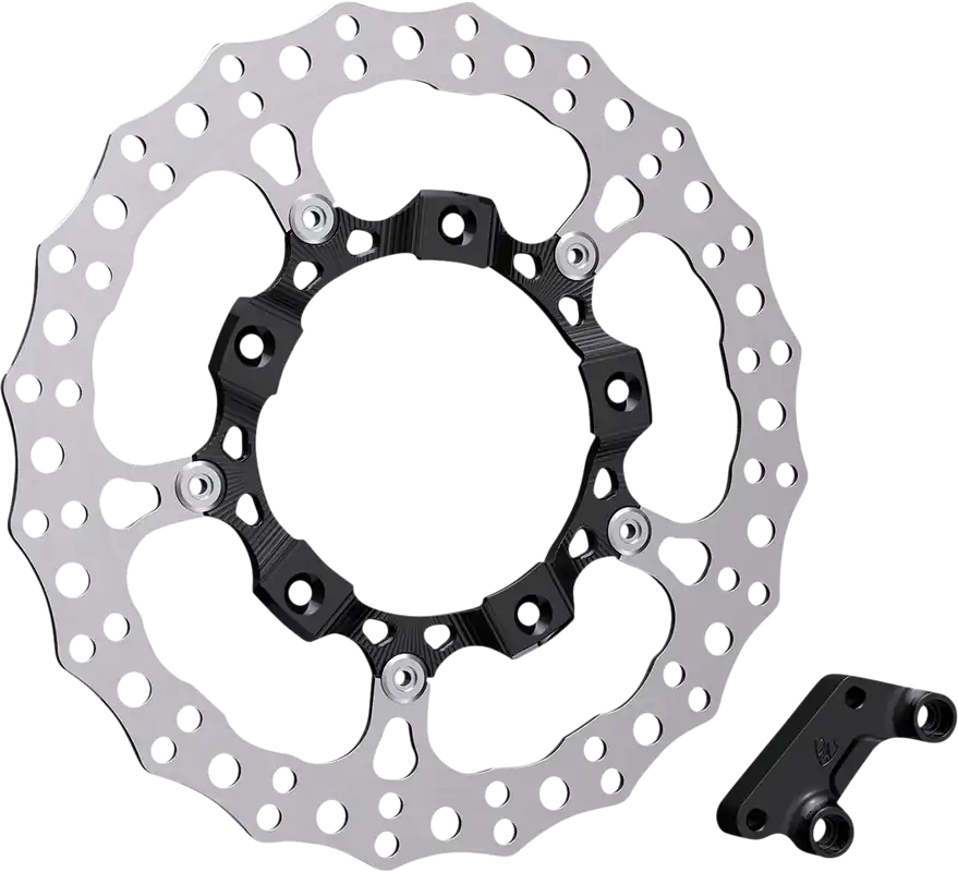 ARLEN NESS Big Brake 14" Full Floating Brake Rotor Kit - Front Right - Black Grab Now