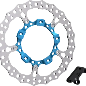 ARLEN NESS Big Brake 14" Full Floating Brake Rotor Kit - Front Left - Blue Last Chance