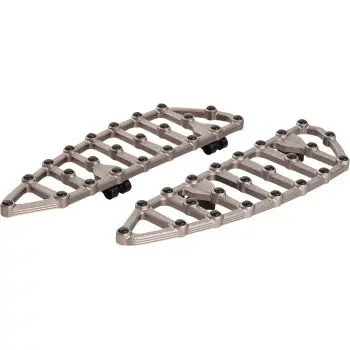 ARLEN NESS MX Billet Driver Floorboards - Titanium Original