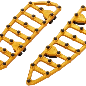 ARLEN NESS MX Billet Driver Floorboards - Gold Premium